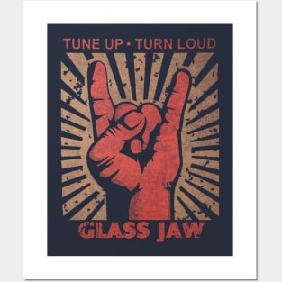 Tune up . Turn Loud Glass Jaw Posters and Art